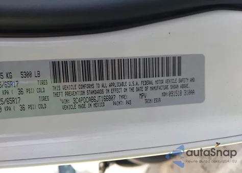 2018 Dodge Journey Se from USA, damaged, VIN 3C4PDCAB6JT166807